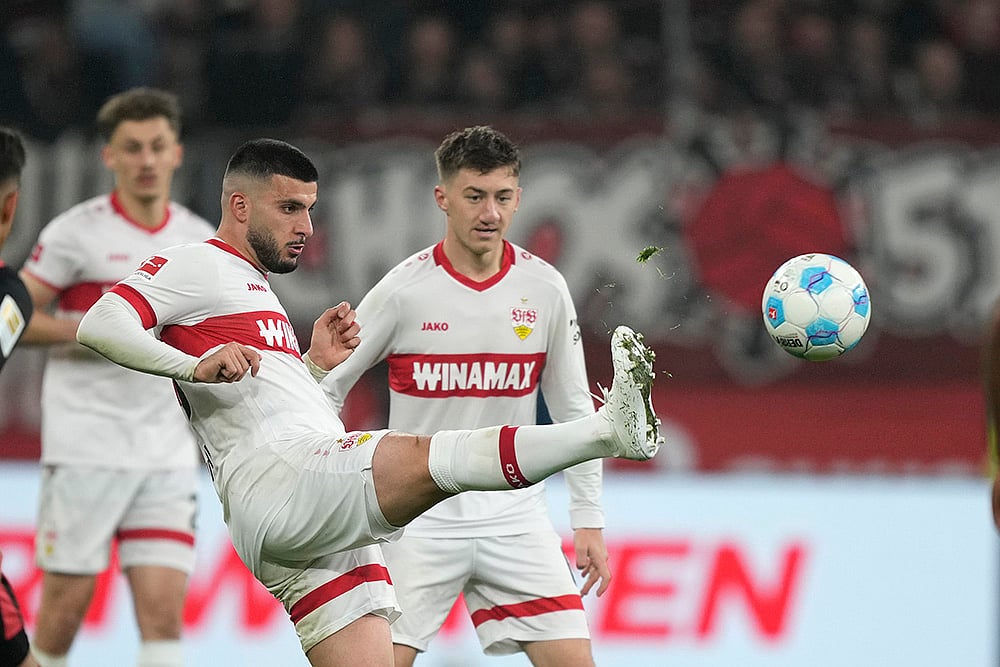 Germany Soccer Bundesliga Bayer Leverkusen and VfB Stuttgart football photos_Deniz Undav