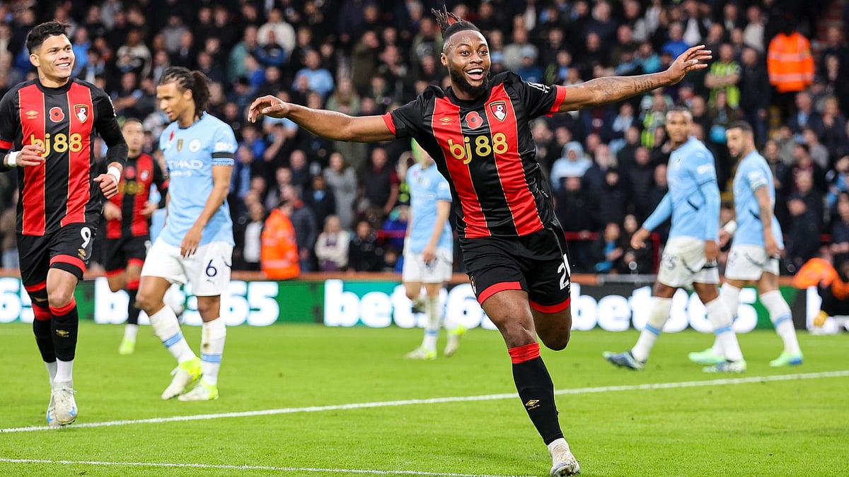 Antoine Semenyo opened the scoring against Manchester City