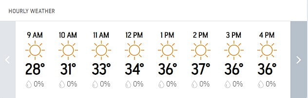 Hourly Weather Forecast