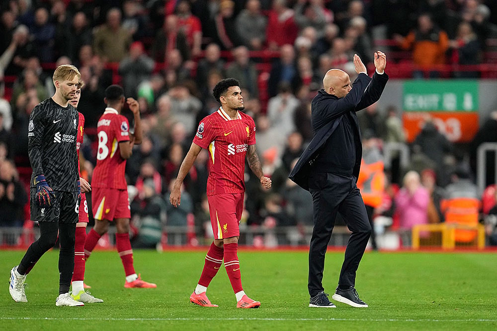 | Photo: AP/Jon Super : Britain Soccer Premier League: Liverpool Vs Brighton