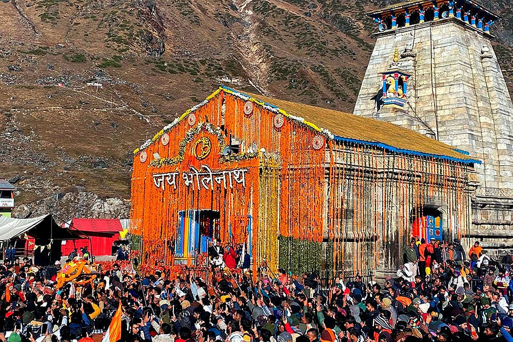 Kedarnath Dham doors closed