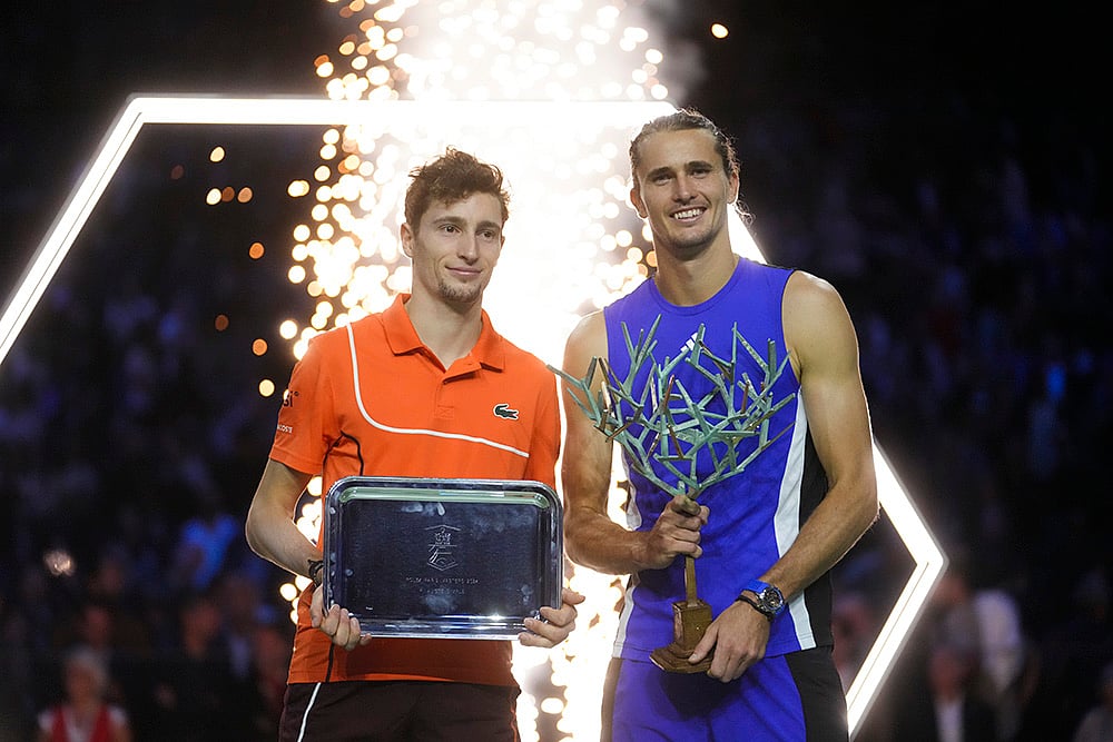 Paris Masters tennis tournament final Alexander Zverev vs Ugo Humbert photo gallery_Ugo Humbert