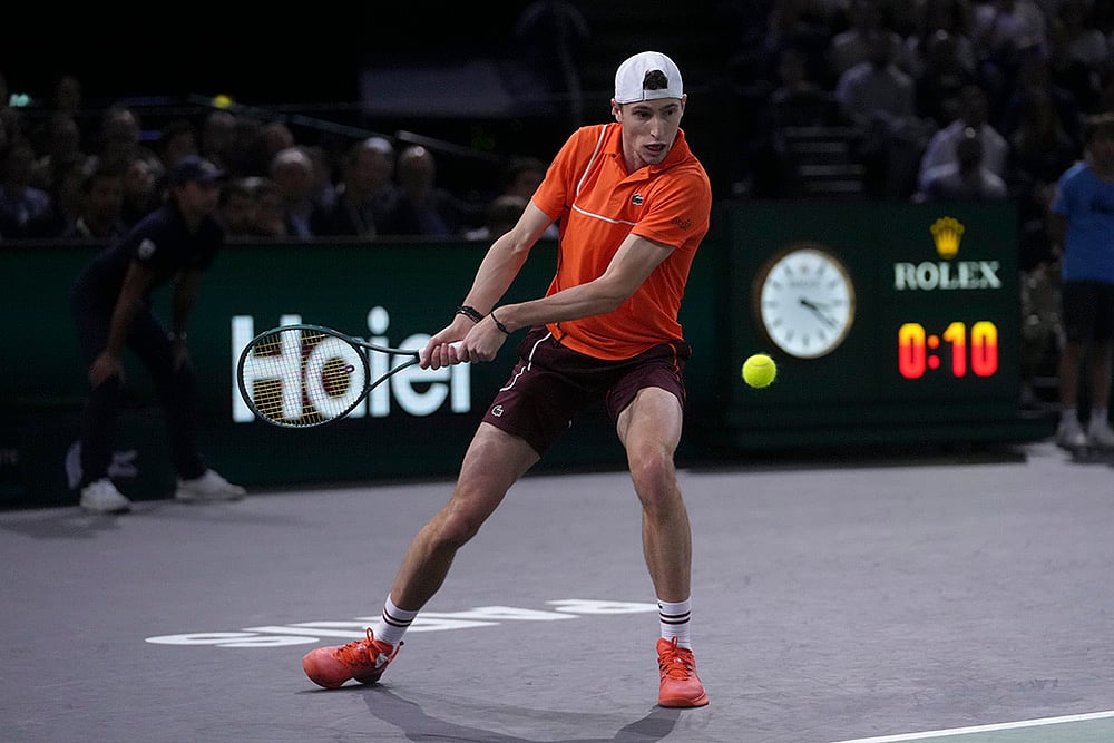 Paris Masters tennis tournament final Alexander Zverev vs Ugo Humbert photo gallery