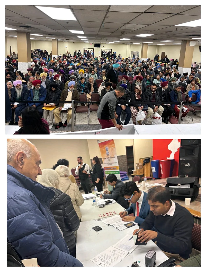 Consular camp, Brampton, Canada.