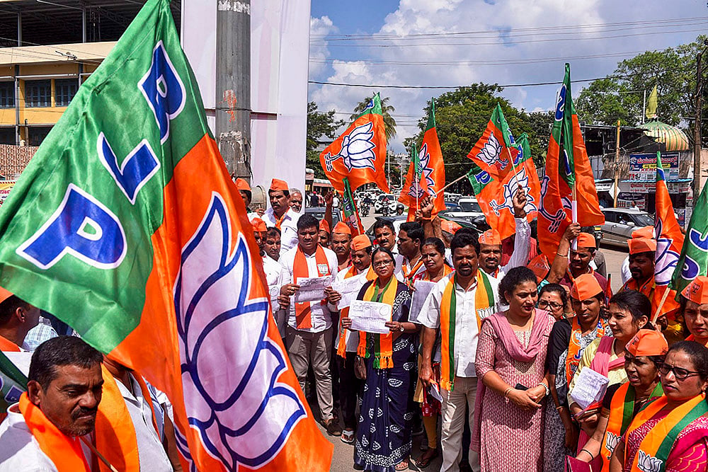 | Photo: PTI : Most Exit Polls Predict Victory For BJP-Led Alliances In Maharashtra, Jharkhand
