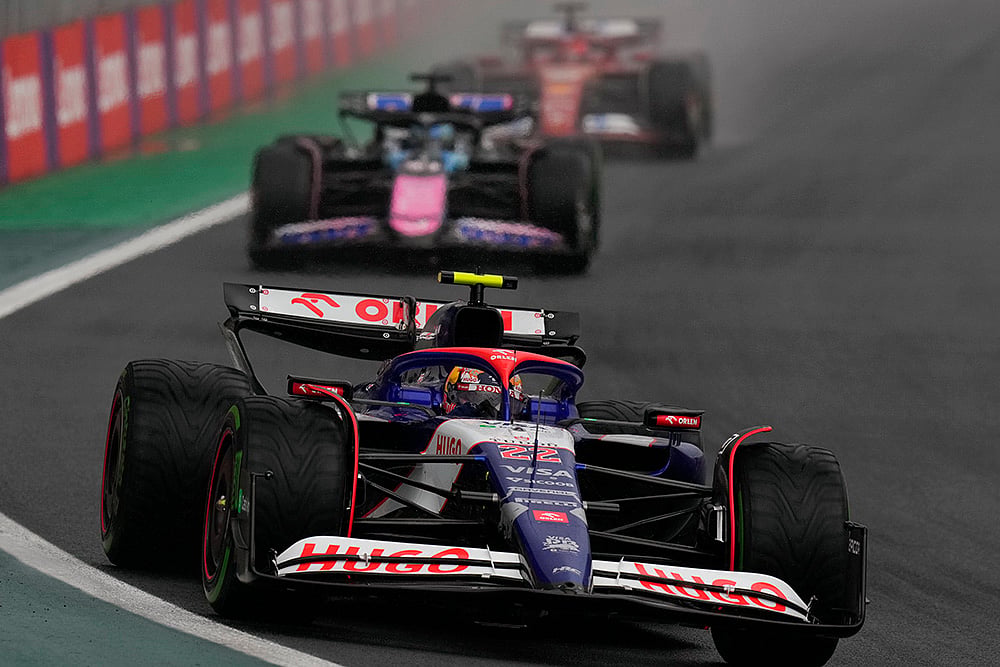 2024 Brazil F1 GP Auto Racing: Brazilian Grand Prix Formula 1 car race photo gallery_Yuki Tsunoda
