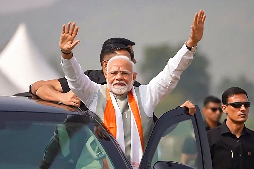 |  Photo: PTI : PM Modi in Jharkhand