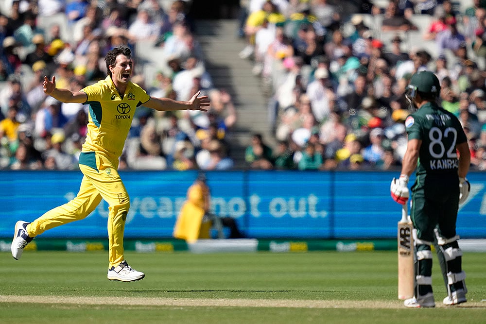 Australia vs Pakistan First ODI Cricket at Melbourne Cricket Ground_Pat Cummins