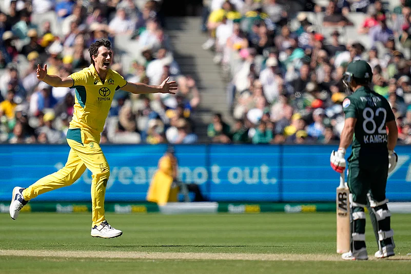Australia vs Pakistan First ODI Cricket at Melbourne Cricket Ground_Pat Cummins