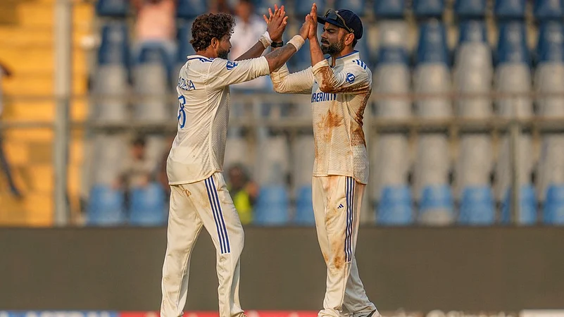 Virat Kohli and Ravindra Jadeja third Test between India and New Zealand