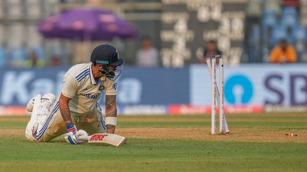 Virat Kohli scored just 192 runs in 10 Test innings at home in 2024, at an average of 21.33. - AP
