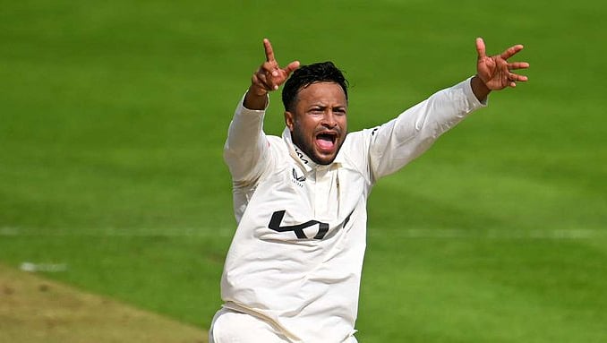 X : Bangladesh all-rounder Shakib Al Hasan.