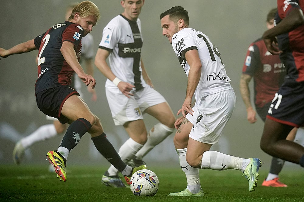 Serie A Soccer Match: Genoa vs Parma