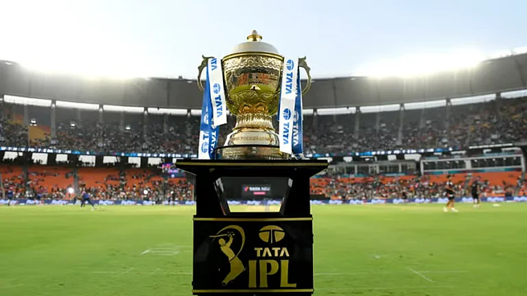 The Indian Premier League trophy. - X/BCCI