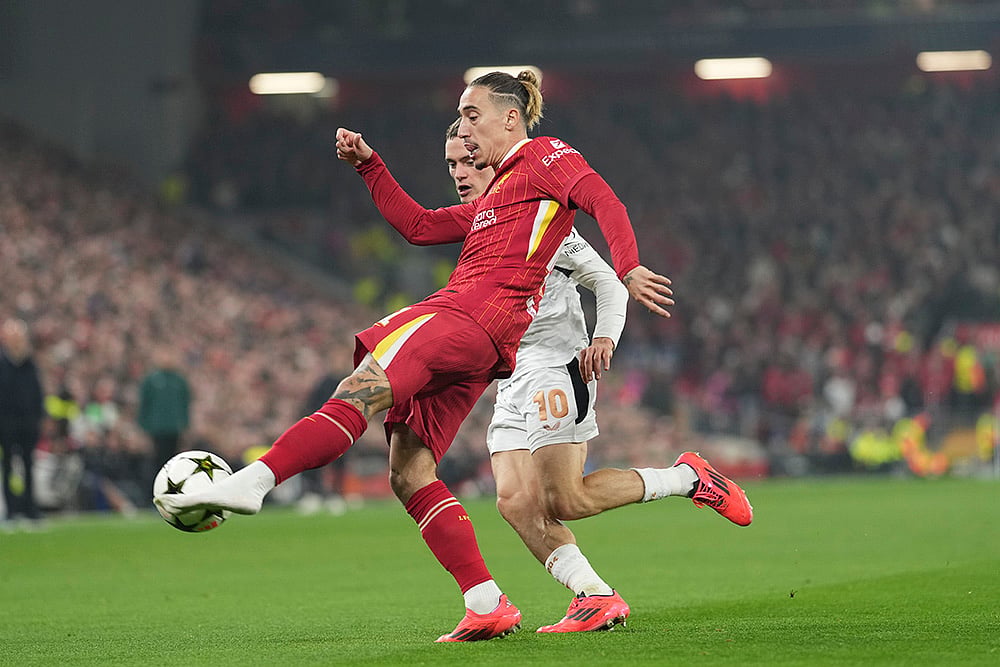 2024-25 Champions League soccer Liverpool vs Bayer Leverkusen photo_Florian Wirtz