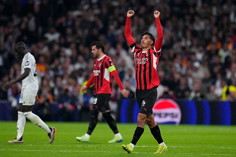 2024-25 Champions League soccer Real Madrid vs AC Milan photo_Tijjani Reijnders
