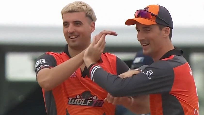 Italian T20I sensation Thomas Jack Draca (left) - X