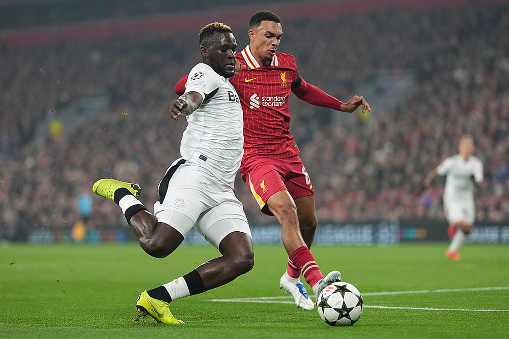 2024-25 Champions League soccer Liverpool vs Bayer Leverkusen photo_Alexander-Arnold