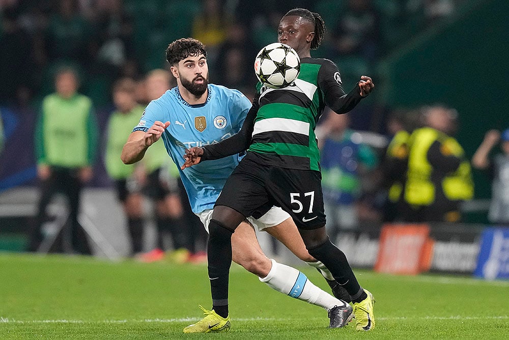 2024-25 Champions League soccer Sporting CP Vs Manchester City photo_Josko Gvardiol