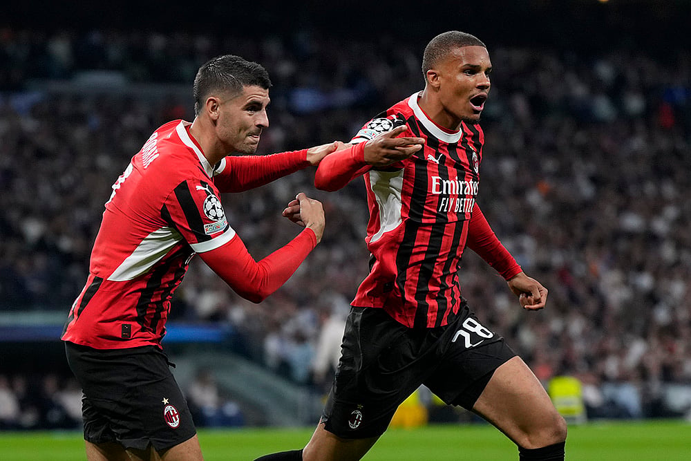 2024-25 Champions League soccer Real Madrid vs AC Milan photo_Malick Thiaw