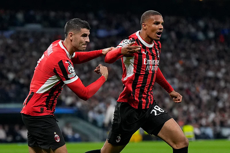 2024-25 Champions League soccer Real Madrid vs AC Milan photo_Malick Thiaw