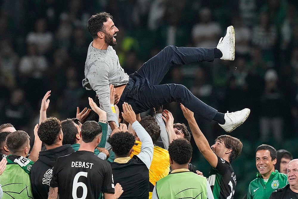2024-25 Champions League soccer Sporting CP Vs Manchester City photo_Ruben Amorim