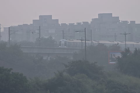 Smog weather in Gurugram