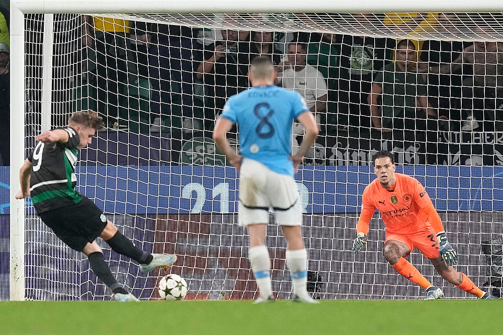 2024-25 Champions League soccer Sporting CP Vs Manchester City photo_Viktor Gyoekeres