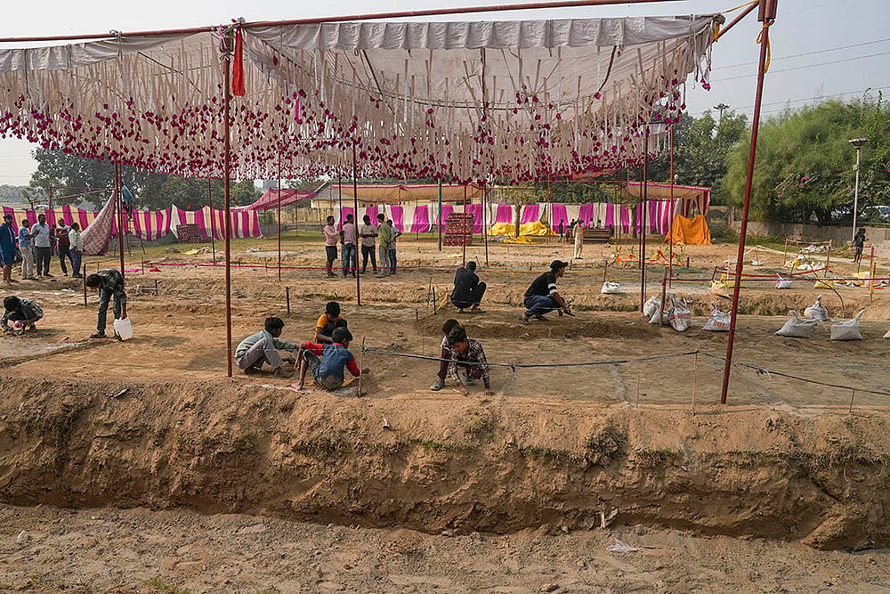 Chhath Puja preparations in Delhi
