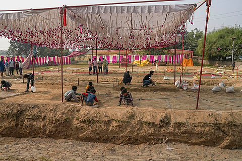 Chhath Puja preparations in Delhi