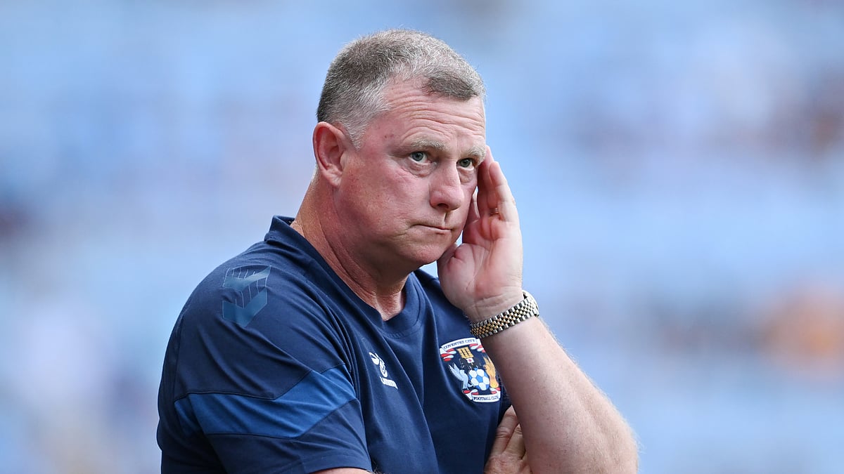 Mark Robins, Coventry City manager. 