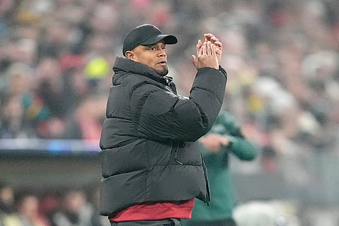 UEFA Champions League: Bayern's head coach Vincent Kompany 