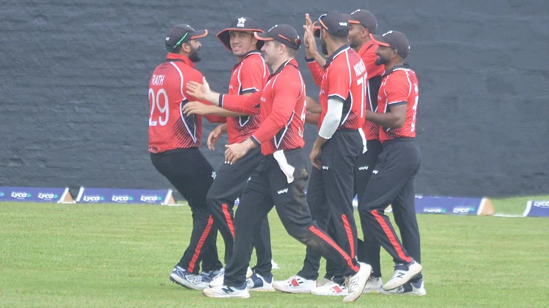 Hong Kong beat Bahrain Cricket World Cup Challenge League B match.