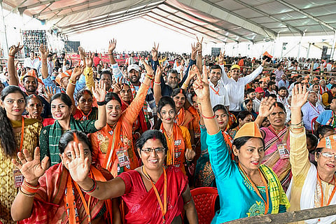 BJP's 'Vijay Sankalp Sabha' in Chaibasa 