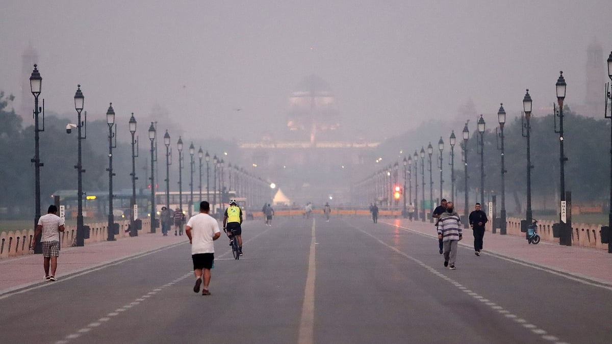 | Photo: PTI : Delhi NCR pollution levels dip.