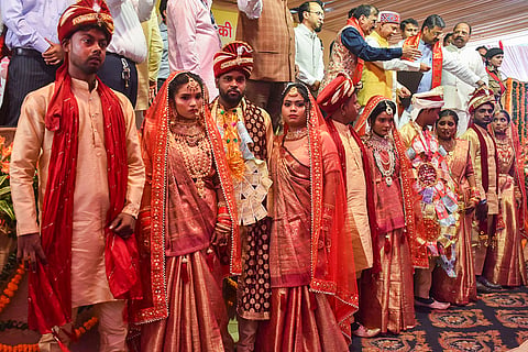 Mass wedding ceremony