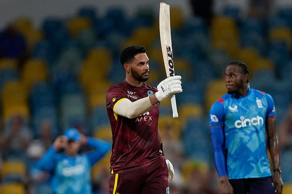 West Indies vs England 3rd ODI at Kensington Oval in Bridgetown, Barbados_Brandon King
