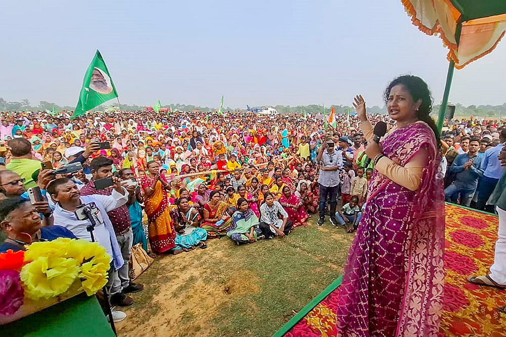 Kalpana Soren campaigns