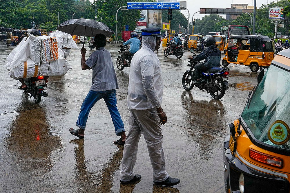 Weather: Rains in Chennai