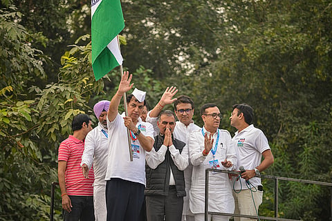 Congress Delhi Nyay Yatra begins at Rajghat