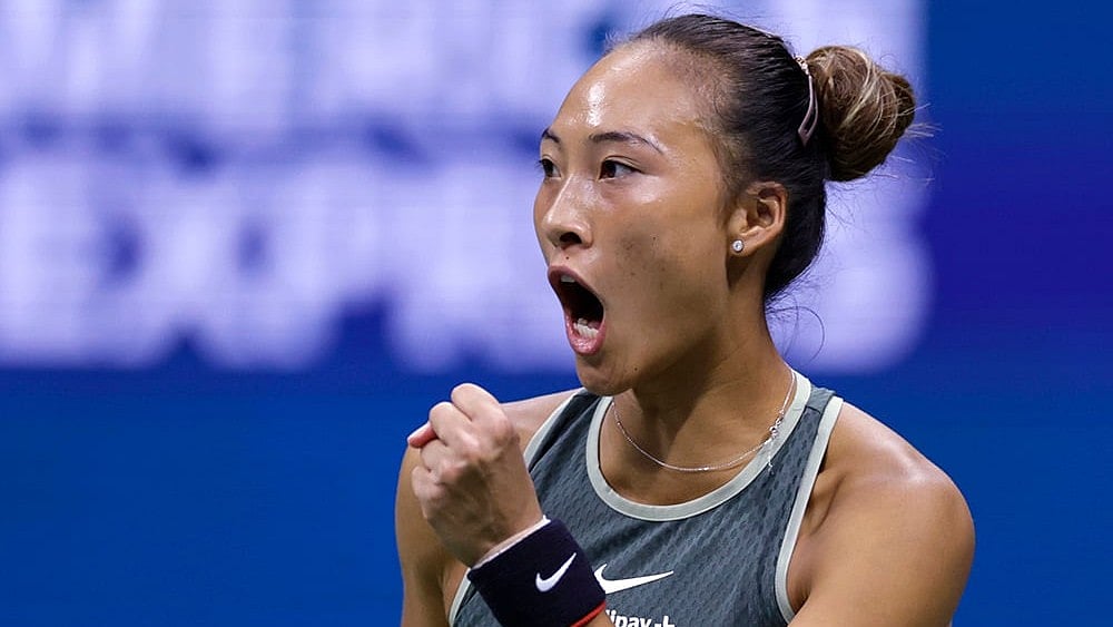 | Photo: AP/Adam Hunger : WTA Finals 2024: Zheng Qinwen, a US Open quarter-finalist, will look for her maiden spot in the final.