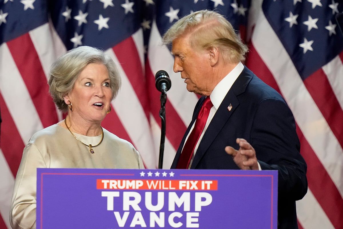 Alex Brandon/AP : First woman chief of staff at the White House, Susie Wiles