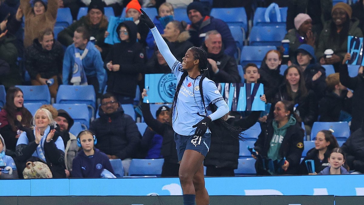 Manchester City hat-trick scorer Khadija Shaw - null