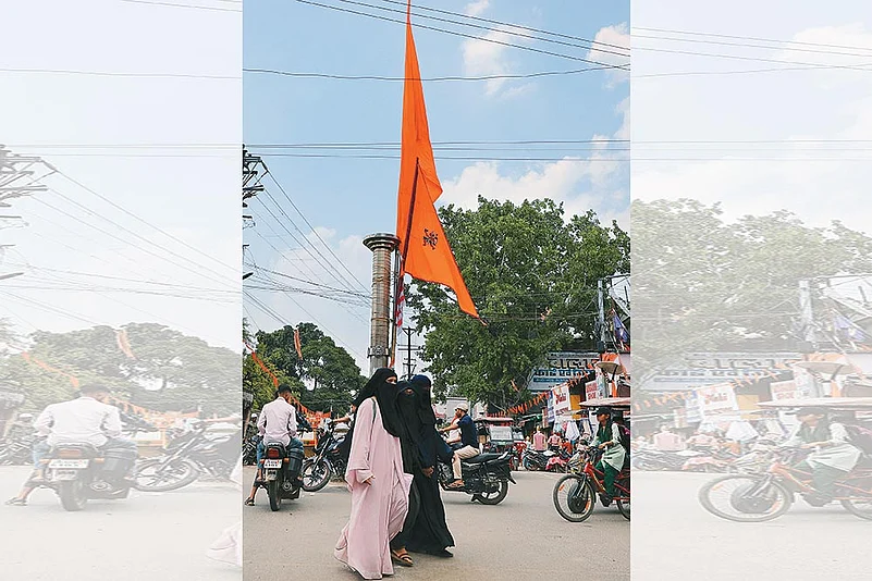 A view of Jhanda Chowk at Hazaribagh in Jharkhand