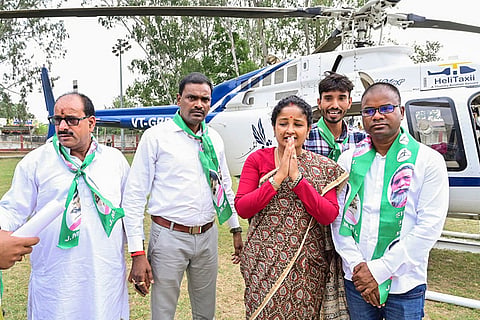 Kalpana Soren campaigns for Jharkhand polls