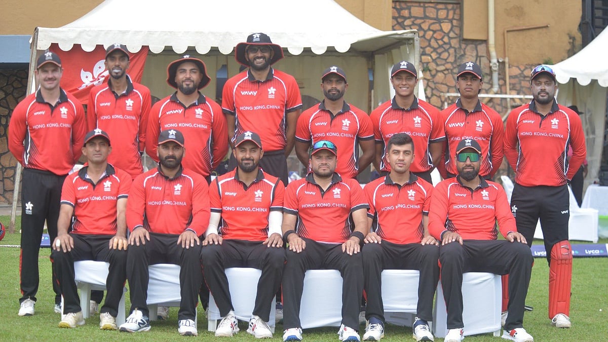 The Hong Kong cricket team. - X/CricketUganda