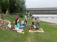 A dedicated team of 150 to 200 volunteers is actively cleaning the polluted stretches of the Satluj, Beas, and Raavi rivers in Ludhiana
