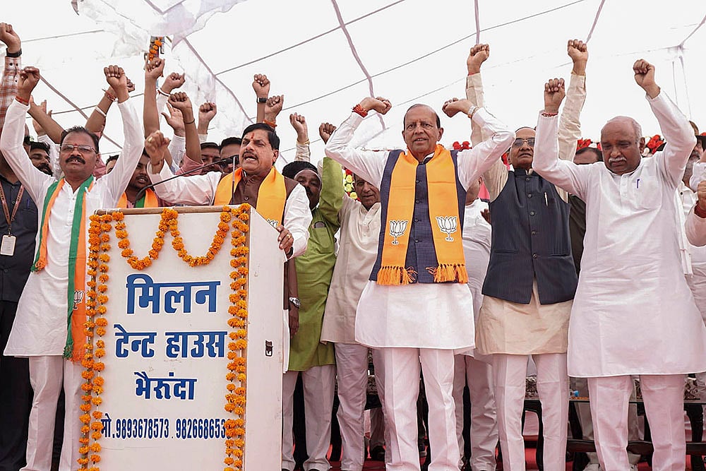 MPs Budhni Assembly bypoll: Mohan Yadav campaigns