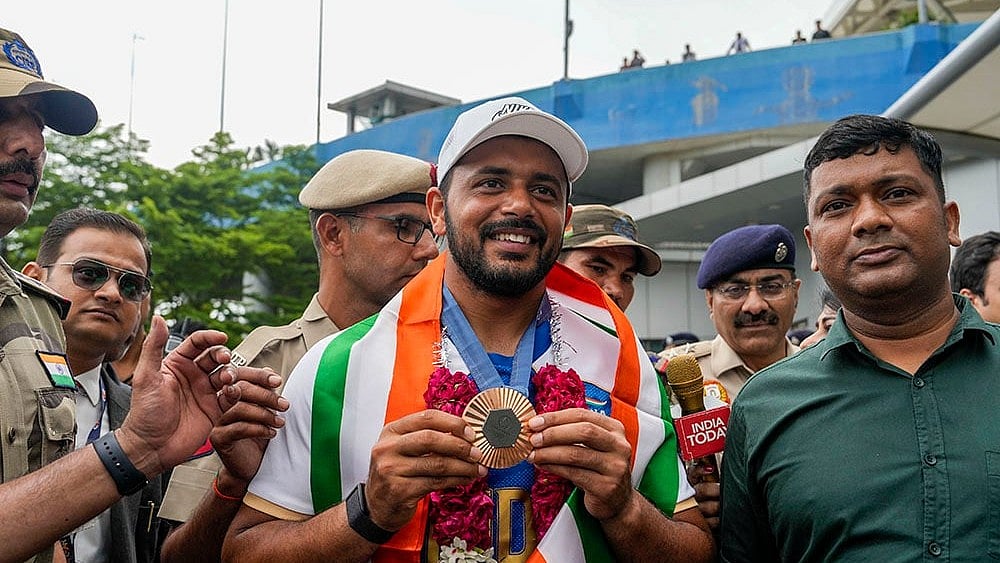 | Photo: PTI/Manvender Vashist Lav : Indian Hockey captain Harmanpreet Singh