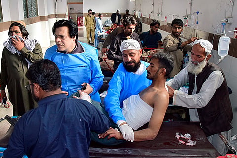 Blast Rocks Railway Station In Pakistan